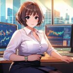 beautiful female trader 2 がデノミを解説